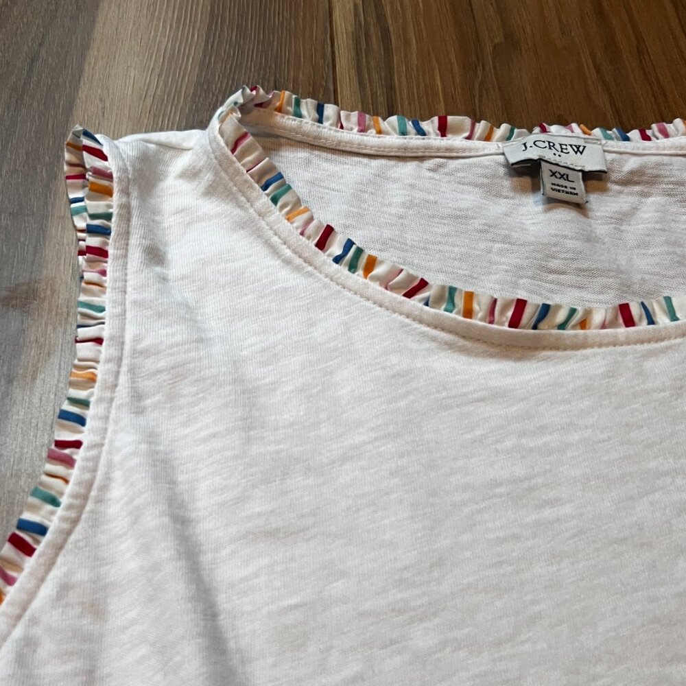 J.Crew Ruffle Tank - image 3